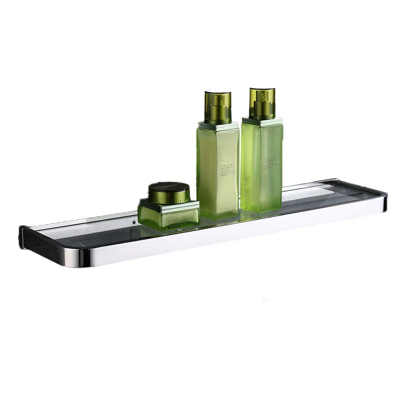 BowLift | Polished Chrome Modern Bathroom Accessory Set made of Stainless Steel Towel Holder/Soap Dish