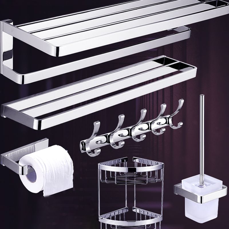 BowLift | Polished Chrome Bathroom Accessory Set Modern Brass Bathroom Accessory Kit