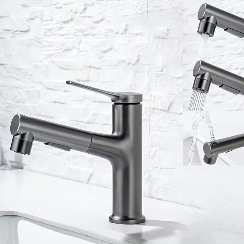 BowLift | Contemporary Sink Faucet Plian Low Arc Center-Set Bathroom Faucet