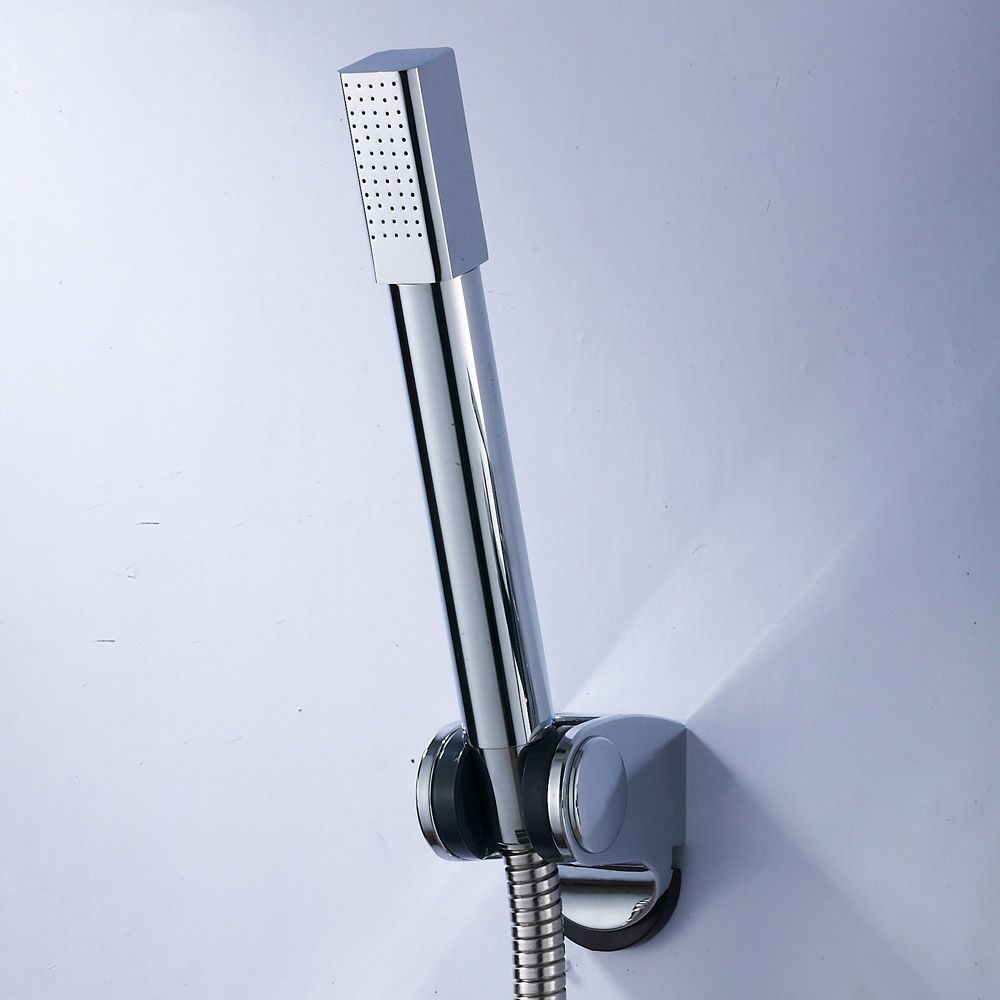 BowLift | Simple Handheld Shower Head Square 304 Stainless Steel Shower Head