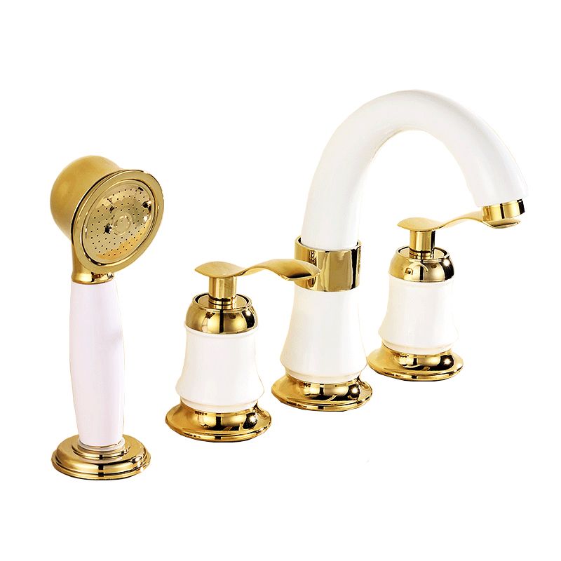 BowLift | Contemporary Tub Faucet Trim Deck Mount Tub Faucet Trim for Bathroom