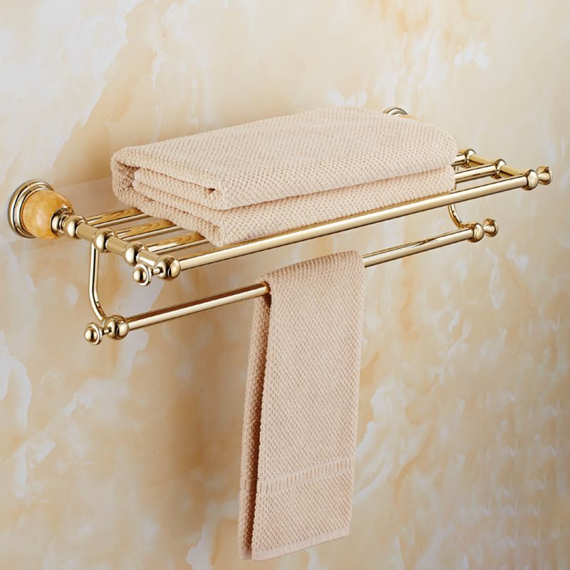BowLift | Contemporary brushed brass bathroom accessories as a single piece or as a set