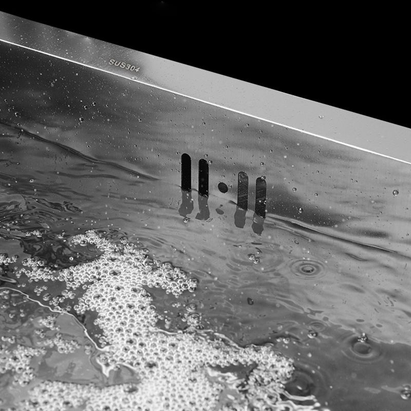 BowLift | Classic sink made of stainless steel built-in sink with scratch-resistant basin for the kitchen