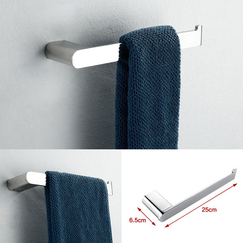 BowLift | Contemporary bathroom accessories single item or in set in silver