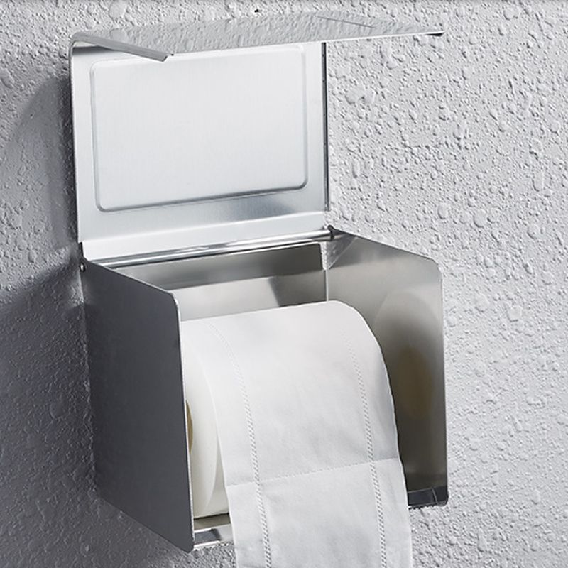 BowLift | Contemporary bathroom accessory set made of aluminum with towel holder/bath shelf