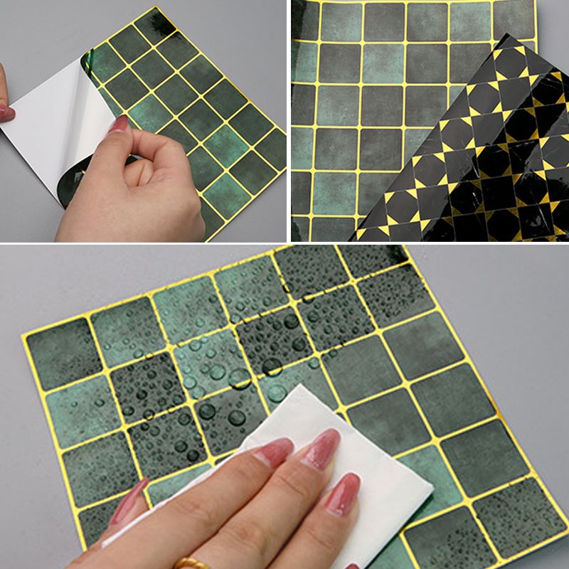 BowLift | Peel & Stick Mosaic Tile Square Plastic Stain Resistant Tile - Peel & Stick for Shower