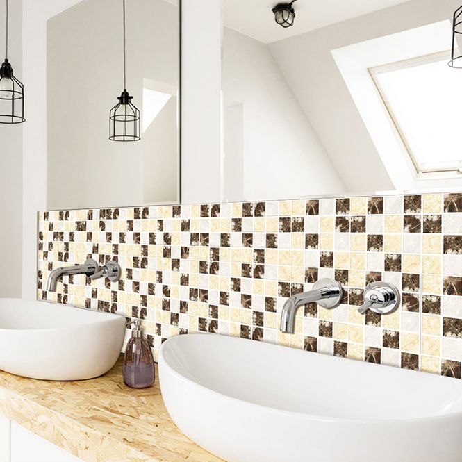 BowLift | Peel & Stick Mosaic Tile Plastic Square Stain-Resistant Peel and Stick Tiles for Shower