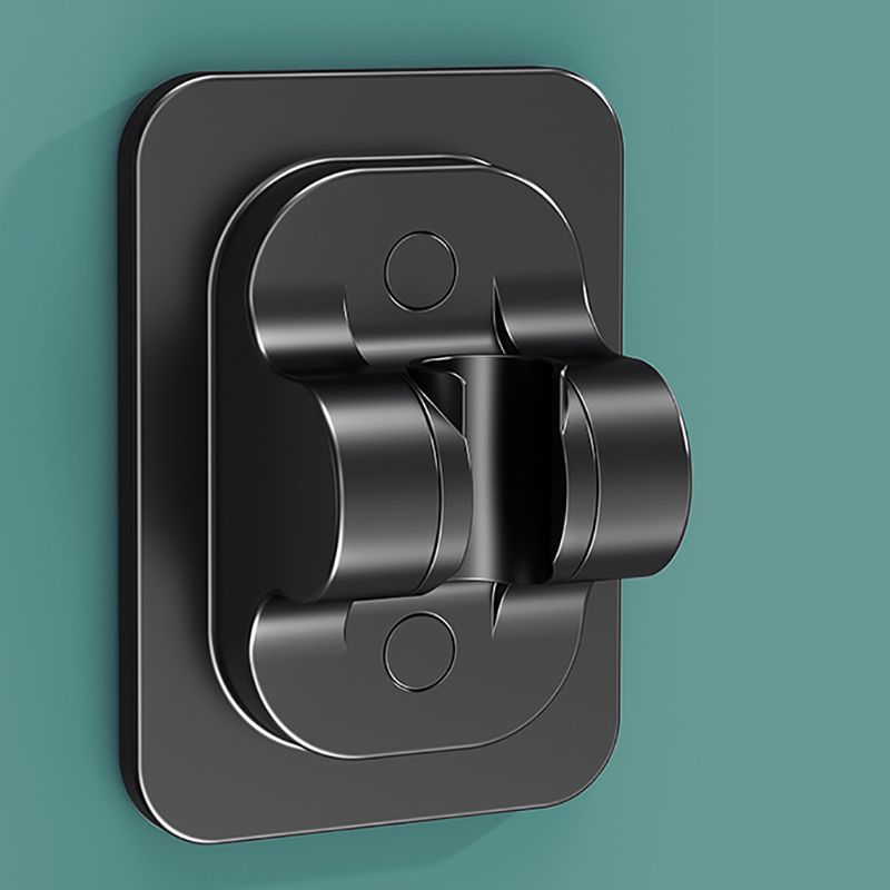 BowLift | Modern 6 Setting Shower Head Adjustable Spray Pattern Matt Black Round Shower Head