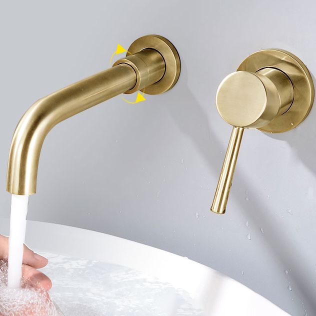 BowLift | Wall-mounted Bronze Bathtub Filler Double Handles Bathtub Spout Bathtub Faucet Trim