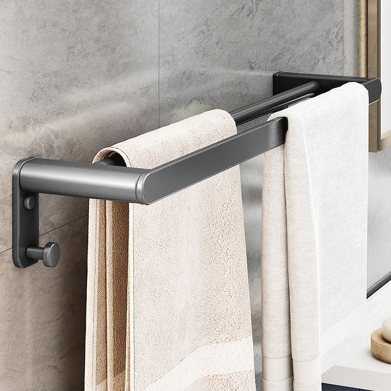 BowLift | Matte Gray Bathroom Hardware Set Modern Bathroom Accessories Set