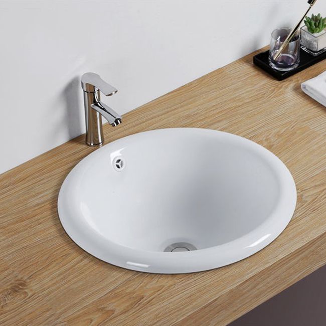 BowLift | Contemporary oval wash stand ceramic metal undercounter basin