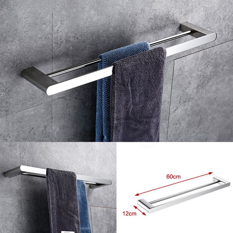BowLift | Contemporary Bathroom Accessories Hardware Set in Silver with Soap Dish