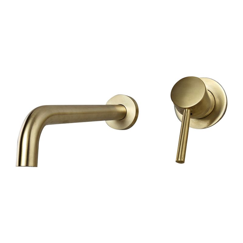 BowLift | Wall-mounted Metallic Bathtub Faucet Low Arc Pipe Bathtub Tap