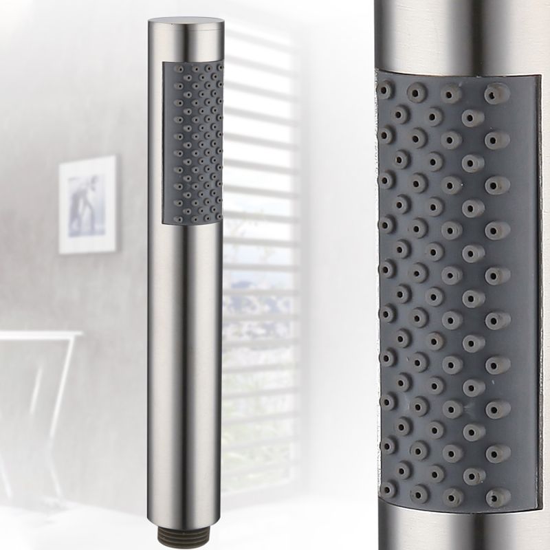 BowLift | Cylindrical Hand Shower with Self-Cleaning Stainless Steel Wall Shower Head