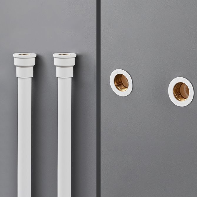 BowLift | Contemporary Wall-Mounted Bathroom Faucet Lever Handles 2-Hole Faucet Brass Faucet