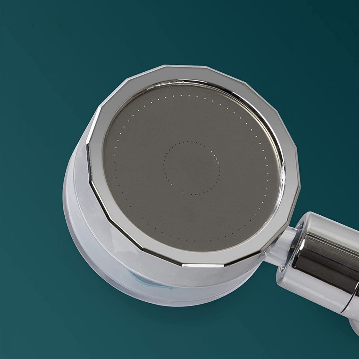 BowLift | Contemporary Handheld Supercharged Showerhead Round 3 Setting Spray Head