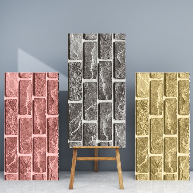 BowLift | Industrial Wall Ceiling 3D Artificial Brick Living Room Peel and Stick Covering (5-Pack)