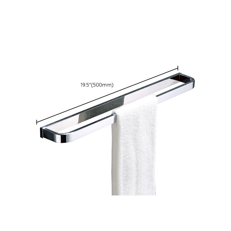 BowLift | Polished Chrome Modern Bathroom Accessory Set made of Stainless Steel Towel Holder/Soap Dish