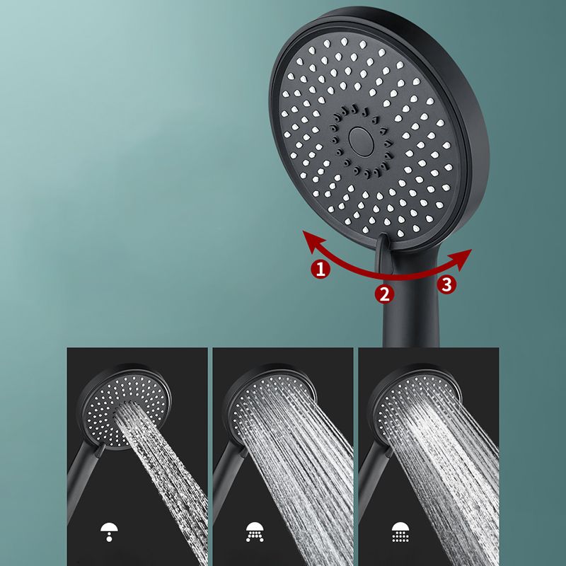 BowLift | Bathroom Shower Head 3-Jet Massage Wall-Mounted Round Shower Head