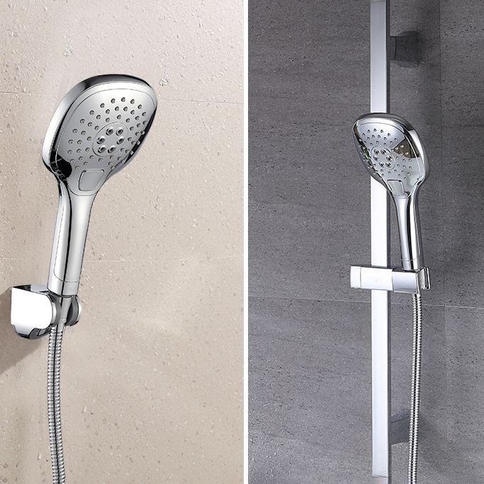 BowLift | Wall Mounted Bathtub Faucet Trim Polished Chrome Swivel Spout with Hand Shower