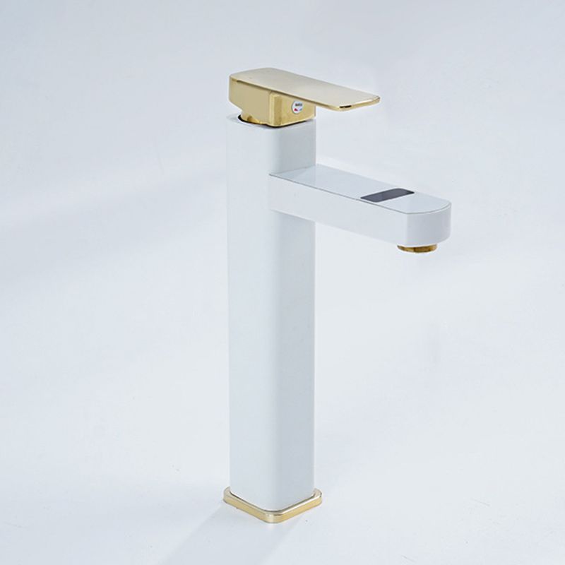 BowLift | Contemporary sink faucet Digital display Monochrome Low arch basin Bathroom sink