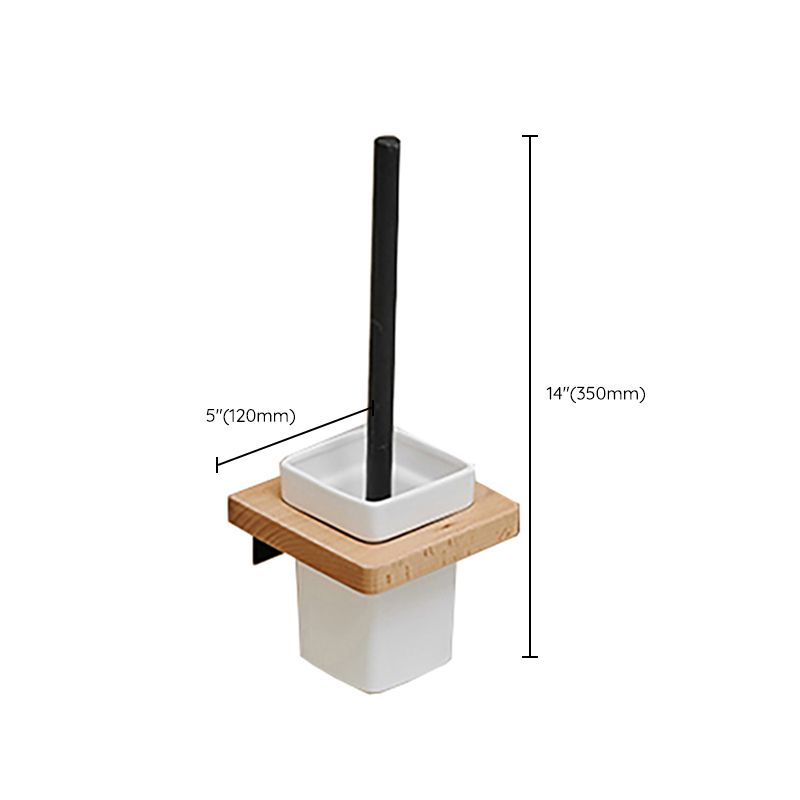 BowLift | Metal and wood bathroom accessories as a single piece or in a set in black