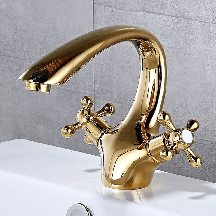 BowLift | Bathroom Accessories Faucet Double Cross Handle Low Arc Industrial Sink Faucet