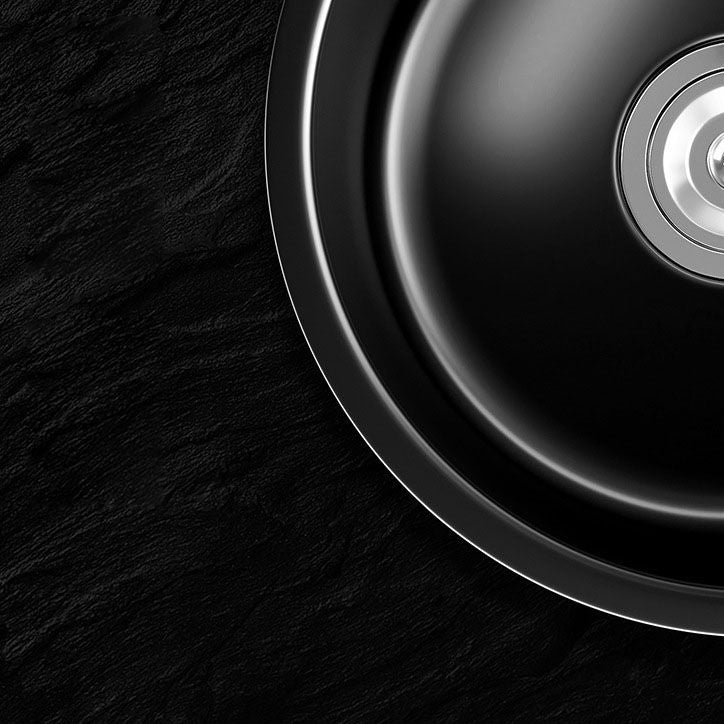 BowLift | Contemporary Style Round Kitchen Sink Stainless Steel Kitchen Sink