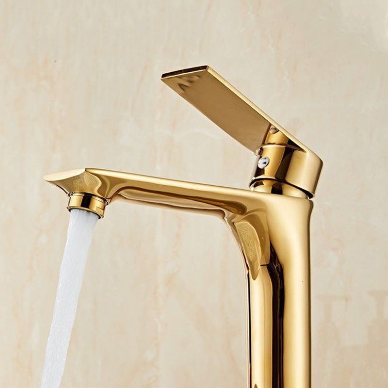 BowLift | Glam Vessel Sink Faucet Brass Lever Handles with Water Hose Sink Fitting