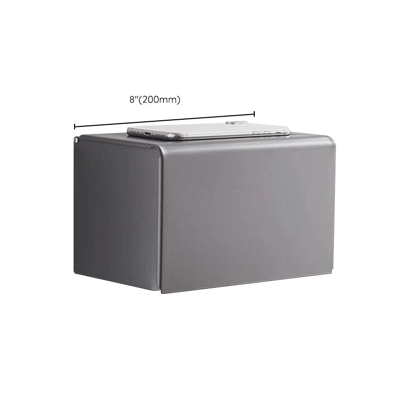 BowLift | Matt gray bathroom accessory set bathroom shelf/towel holder & paper holder included