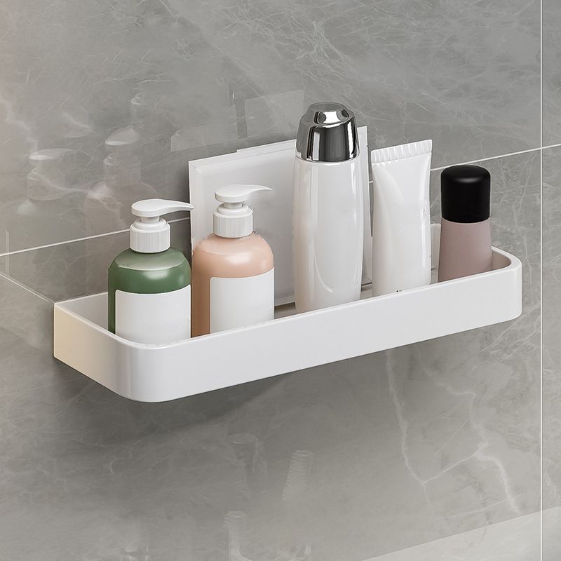 BowLift | Contemporary Bathroom Accessory Set Metal Bath Shelf in White