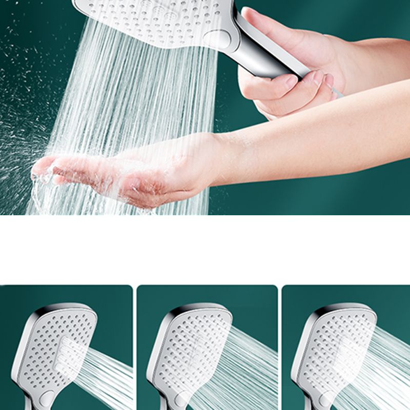 BowLift | Rectangular Self-Cleaning Hand Shower Adjustable Spray Pattern Wall-Mounted Hand Shower