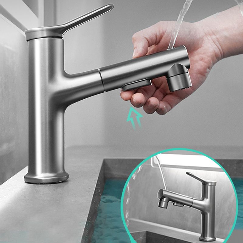 BowLift | Contemporary Single Color Faucet Low Arc Centerset Sink Faucet for Bathroom