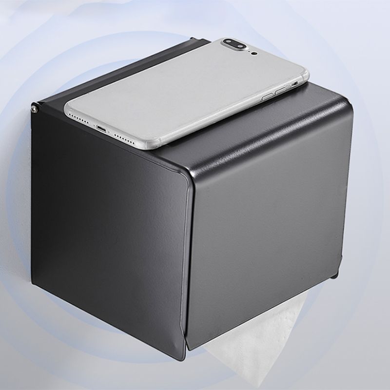 BowLift | Modern Bathroom Accessories Set Black Towel Bar Paper Holder Bathroom Accessories Kit