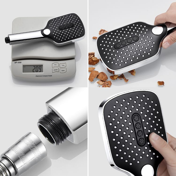 BowLift | Contemporary portable super rechargeable shower head square spray head