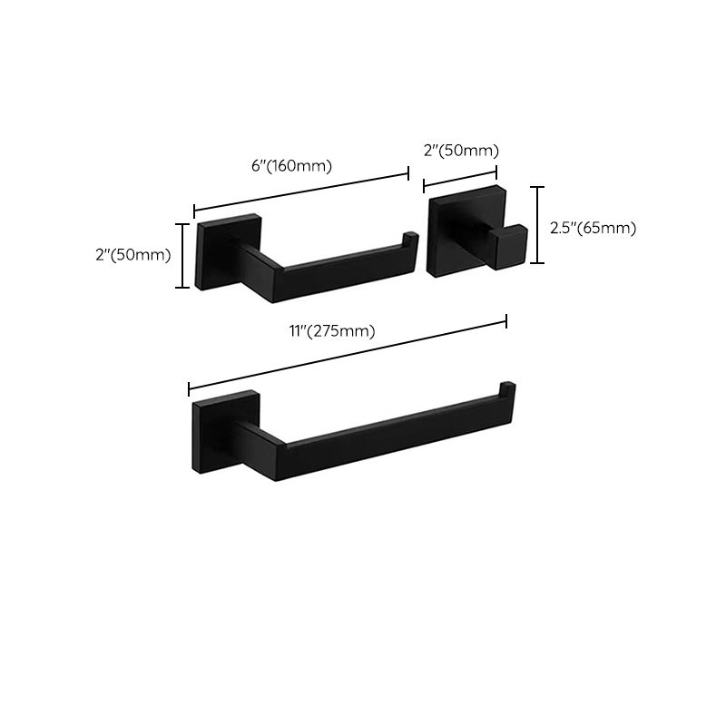 BowLift | Stainless Steel Bathroom Fittings Modern Style Simple Bathroom Fitting Set