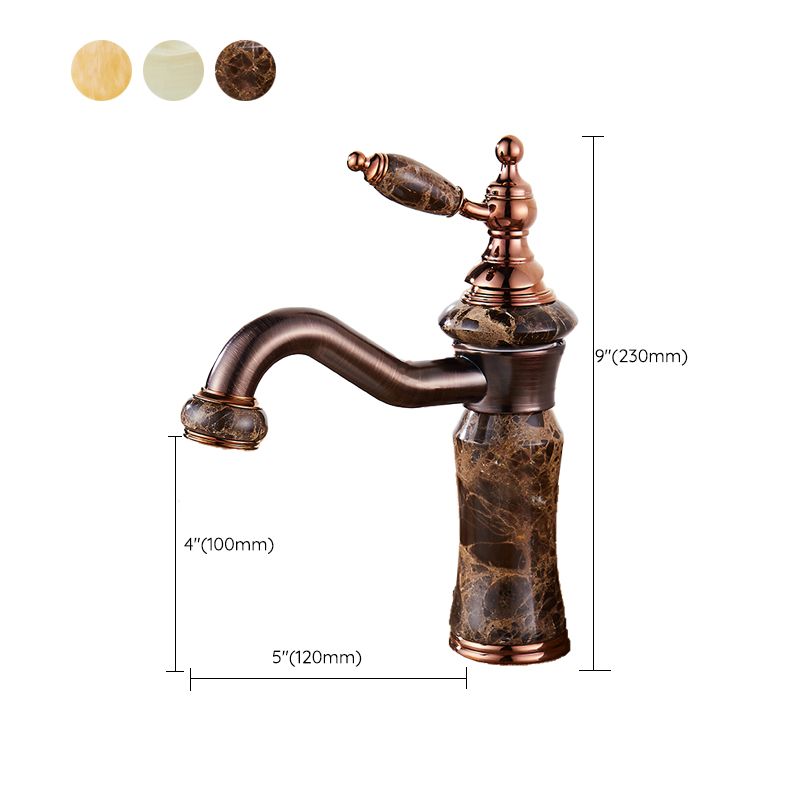 BowLift | Luxury Ship Basin Faucet Lever Handle Round Ship Basin Bathroom Faucet
