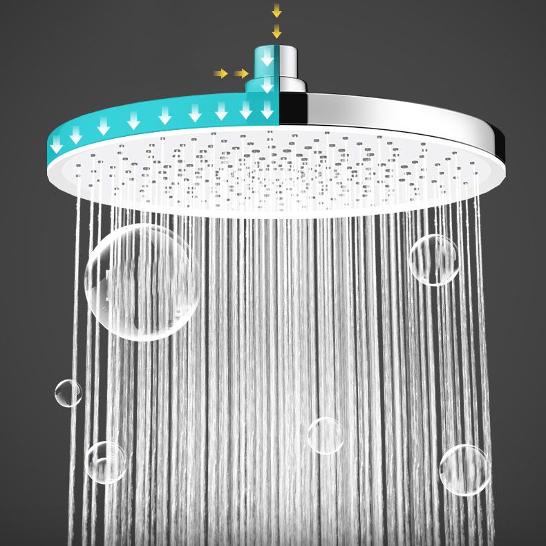 BowLift | Round Dual Shower Head H2O Kinetic Technology Adjustable Shower Head