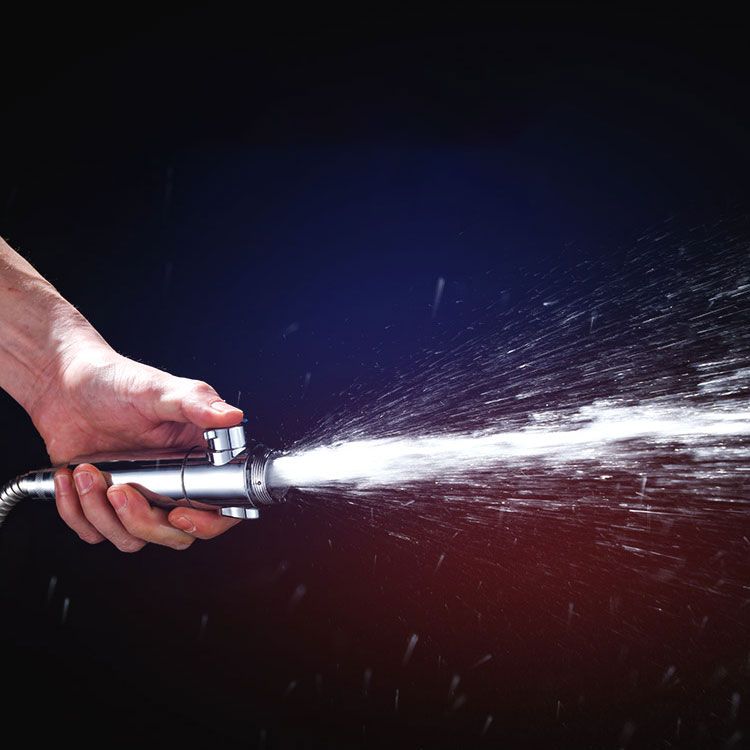 BowLift | Modern Handheld Supercharged Showerhead Round 3 Settings Spray Head