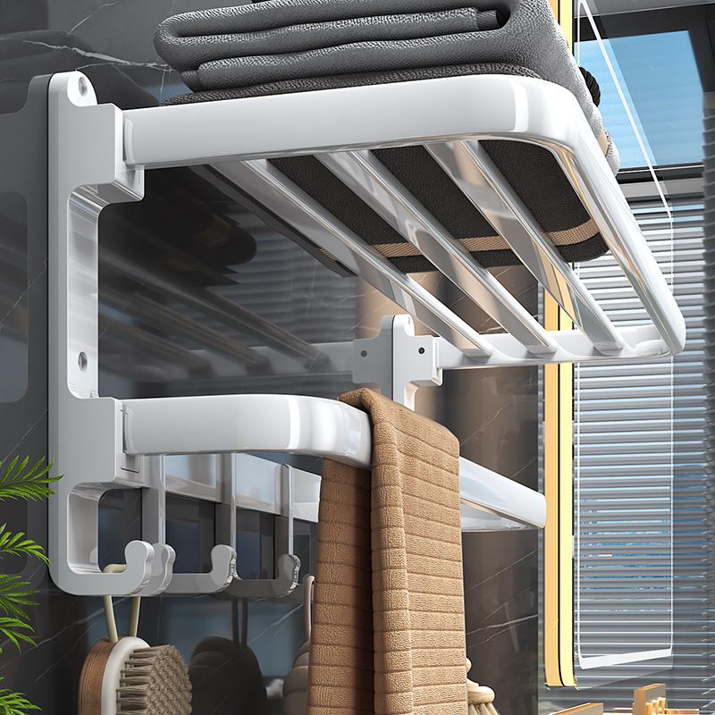 BowLift | Modern white bathroom accessories as a single piece or in a set made of metal