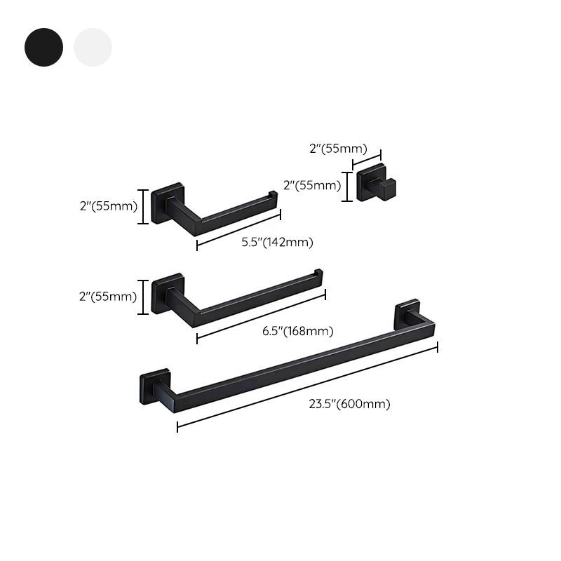 BowLift | Stainless Steel Bathroom Accessories Single Piece or in Set Modern Bathroom Set