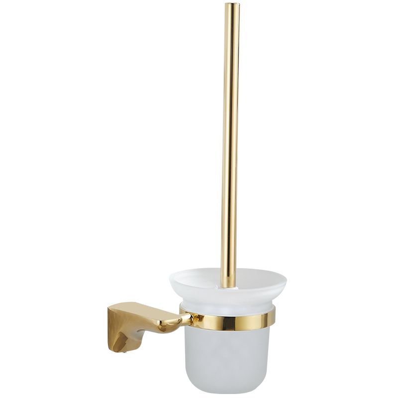BowLift | 2-piece metal bathroom accessory set traditional toilet brush and holder set