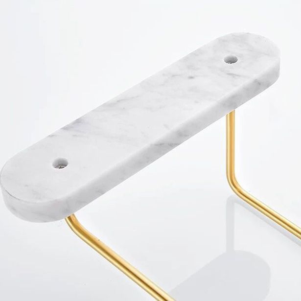 BowLift | Modern bathroom accessories as a single piece or as a set in marble and metal