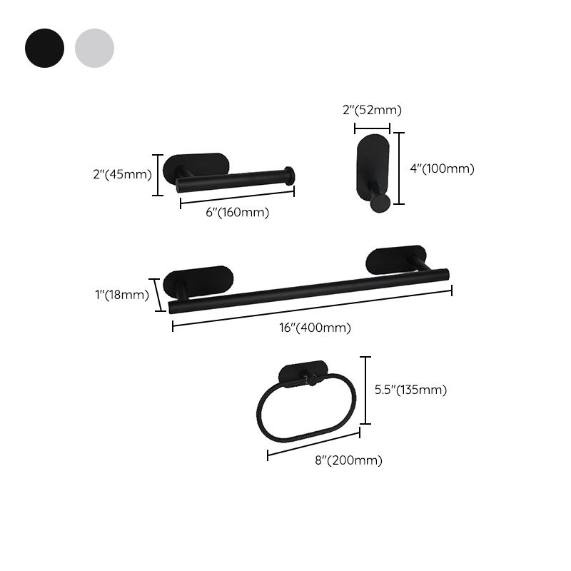 BowLift | Stainless Steel Bathroom Hardware Set Modern Minimalist Bathroom Hardware Set