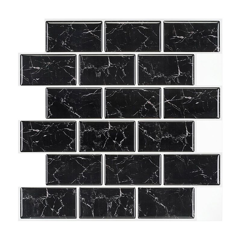 BowLift | Pattern Matte Color Stone Peel and Stick Mosaic Tile Peel and Stick Tile Set of 2