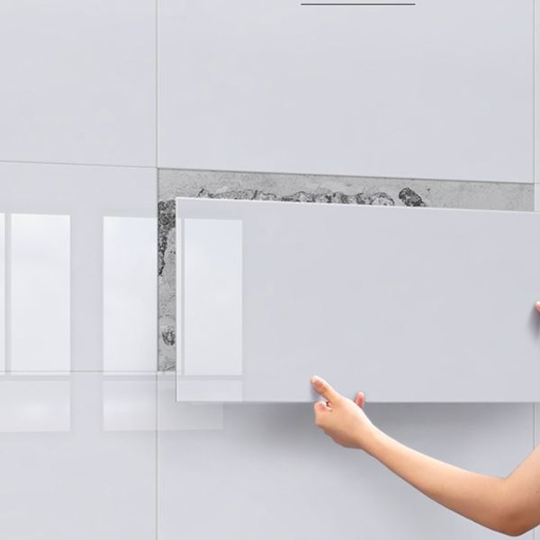 BowLift | Plastic Wallpaper Contemporary Field Tile Peel and Stick Backsplash
