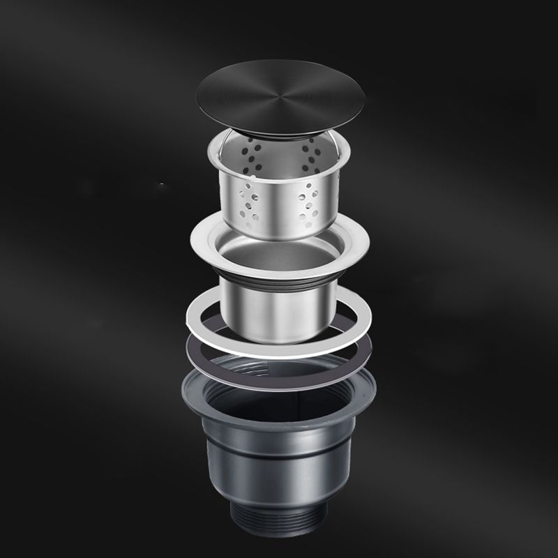 BowLift | Classic Round Wash Basin Stainless Steel Built-in Basin Non-slip Round Basin for the Kitchen