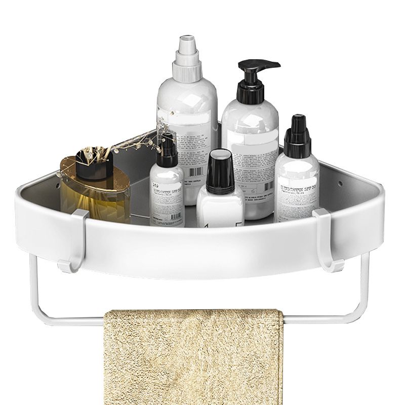 BowLift | Modern Black-White Metal Bath Hardware Set Bath Shelf Bathroom Hardware Set