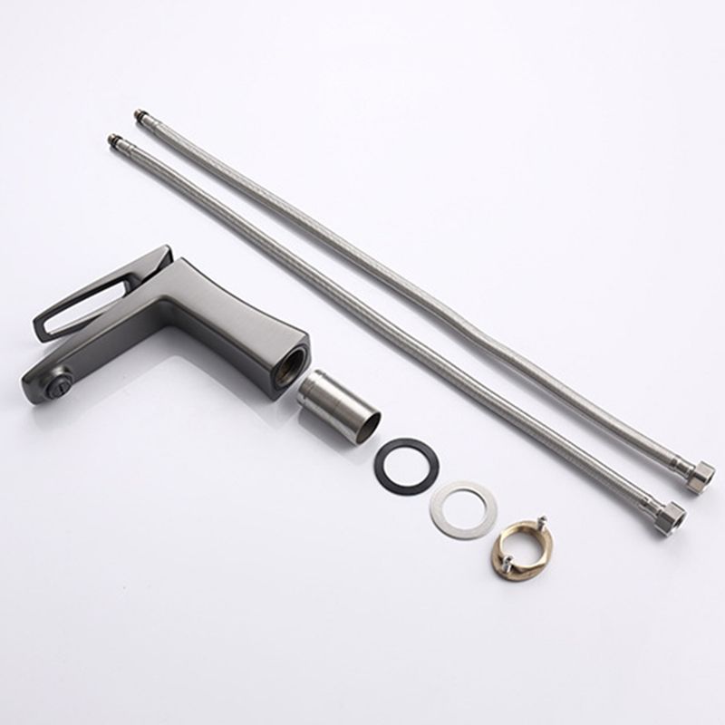 BowLift | Glam Vessel Sink Faucet Brass Lever Handles with Drain Assembly Sink Mixer