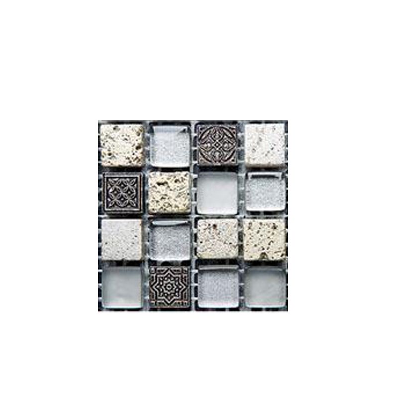 BowLift | Pattern Color Stone Peel and Stick Mosaic Tile Peel and Stick Tiles Set of 20